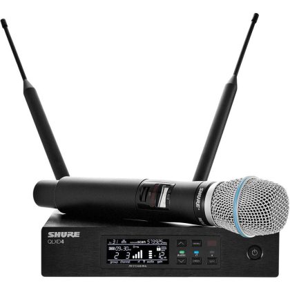 Shure QLXD24E-Beta 87A Draadloos microfoonsysteem