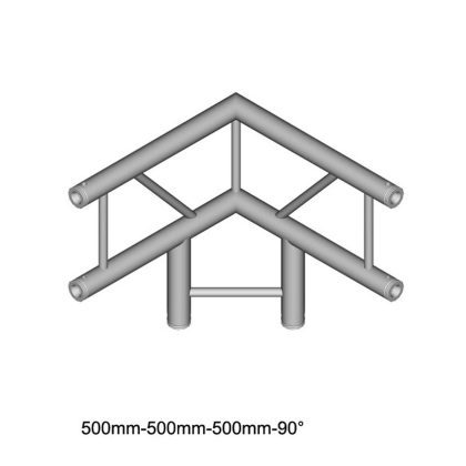 DuraTruss DT 32/2-C31V-LD90 laddertruss 3-weg T-stuk 90° verticaal