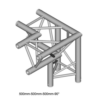 DuraTruss DT 33/2-C33-LD driehoek truss hoek 90° apex down + links omlaag
