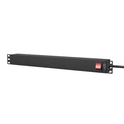 Caymon PSR119ES/B IEC Stroomverdeler met schakelaar 19 inch