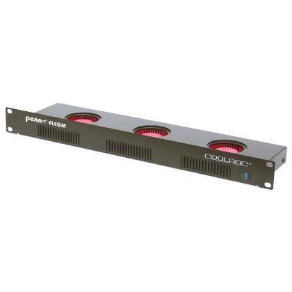 Penn Elcom CoolRaC-B 19 inch ventilator-unit 1HE zwart
