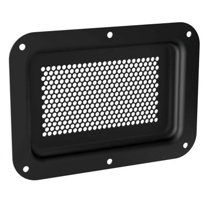 Penn Elcom D2101K-04 ventilatieschotel geperforeerd groot zwart
