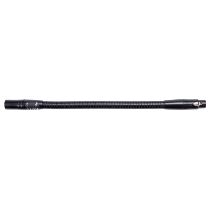K&M 23035 Zwanenhals XLR 3/8 inch 350mm zwart