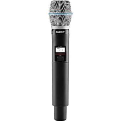 Shure QLXD2-Beta 87A Draadloze handheld microfoon