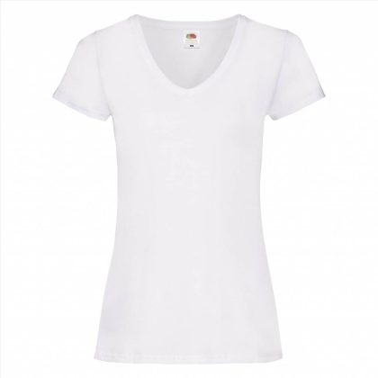 Fruit of the Loom dames V-hals T-shirt