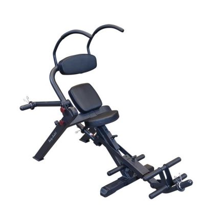 Body-Solid GAB300 Black Semi Recumbent Ab Bench