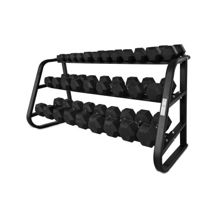 PT Essentials DELUXE PRO Hexa Dumbbellset 2,5 t/m 30 kg met storage rack
