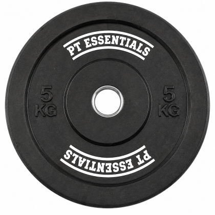 PT Essentials Crossfit Pro Black Bumperplates
