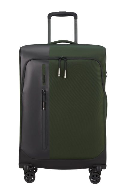 SAMSONITE BIZ2GO TRVL SPINNER 66 DF EXP EARTH GREEN