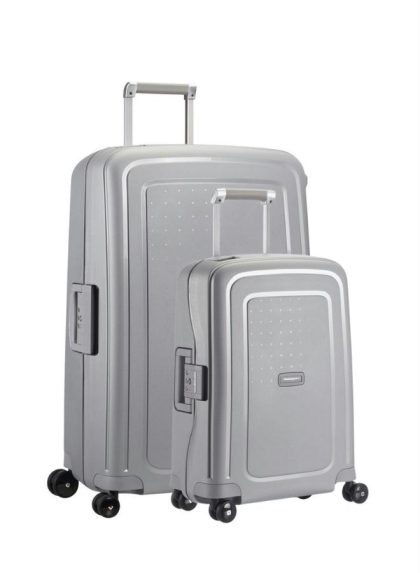 SAMSONITE S'cure 2-delige Kofferset Zilver
