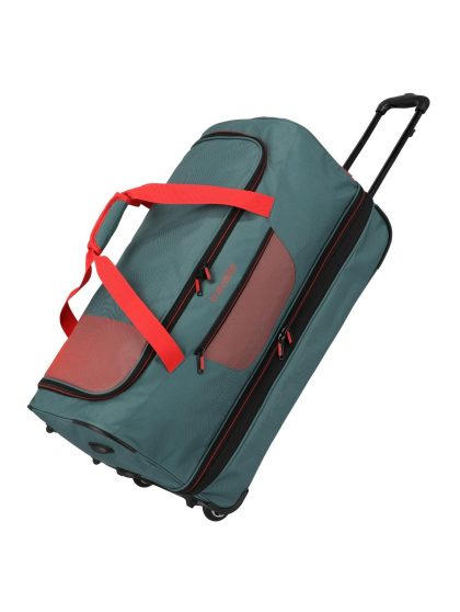 TRAVELITE Basics Fresh Wheeled duffle L Green/Orange