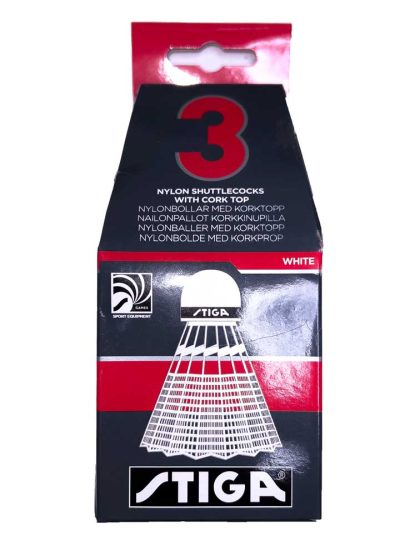 Stiga - Nylon Shuttle Cork Top - Badminton Shuttle