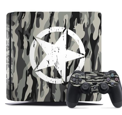 TenStickers - Muurstickers Muurstickers ornament PS4 camouflage print