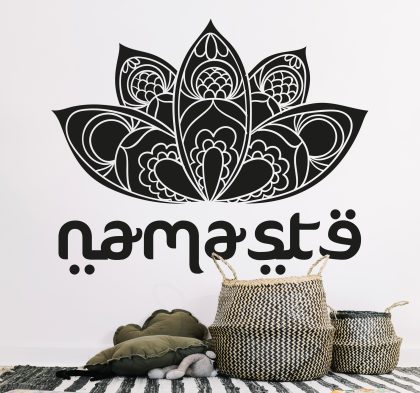 TenStickers - Muurstickers Gezondheid sticker Namasté
