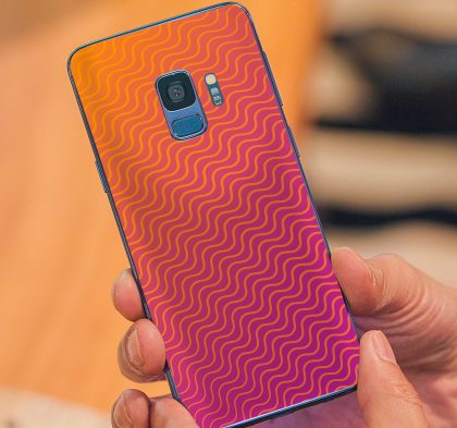 TenStickers - Muurstickers Gradiënt samsung telefoon stickers