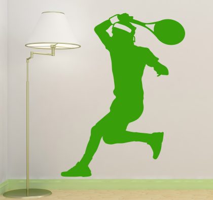TenStickers - Muurstickers Sticker tenniser voorhand