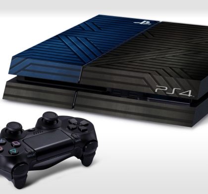 TenStickers - Muurstickers Sticker Playstation 4 metaal