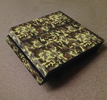 TenStickers - Muurstickers Sticker Playstation 4 camouflage