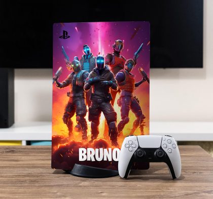 TenStickers - Muurstickers Videogame strijd PS5 sticker