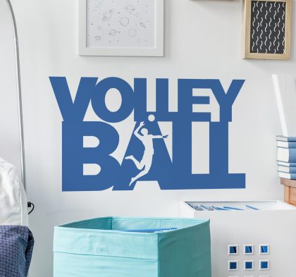 TenStickers - Muurstickers Muursticker Volley Ball