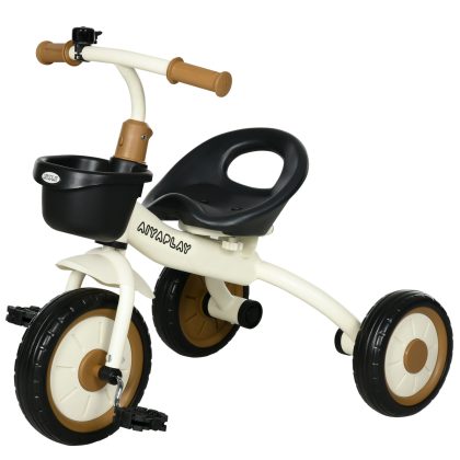 AIYAPLAY 3-in-1 kinderglijbaan, multifunctioneel, met muziekfunctie en anti-kantelbescherming, veilig en leuk, zwart, geel | Aosom.nl