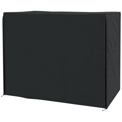 Outsunny hoes voor Hollywoodschommel, waterdicht, UV-bestendig, ademend, 220 x 125 x 172 cm, eenvoudig te reinigen, zwart | Aosom.nl