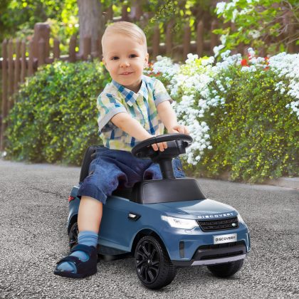 AIYAPLAY elektrische kinderauto 6V Land Rover lichtblauw voor 1.5-5 jaar 23 kg draagvermogen veilig | Aosom.nl