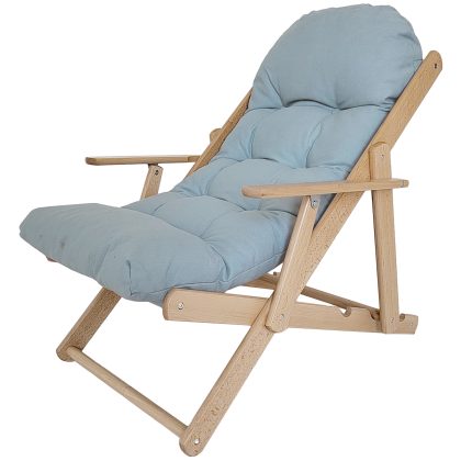 HOMCOM Accentfauteuil Relaxstoel met Verstelbare Rugleuning en Beukenhouten Frame Comfortabele Design Stoel 71x89x96 cm Lichtgrijs 120kg | Aosom.nl