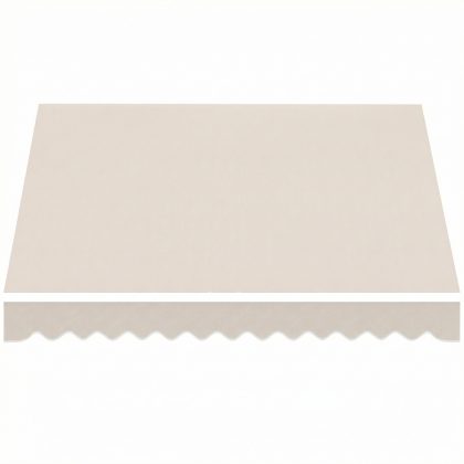 Outsunny Vervangingsdoek voor markies - zonnescherm UPF 50+ voor 3,5 x 2,5 m frame, crèmewit