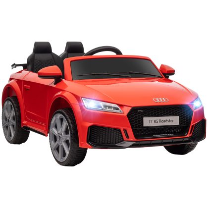HOMCOM elektrische kinderauto, Twee snelheden instelbaar met afstandsbediening en MP3, 3-6 jaar tot 30 kg, 103 x 63 x 44 cm, rood | Aosom.nl
