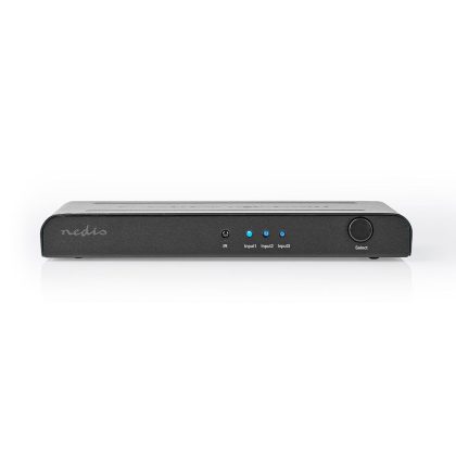 Nedis HDMI Switch | 3-Poorts - 3x HDMI-Ingang | 1x HDMI-Uitgang | 4K2K@60FPS / HDCP2.2