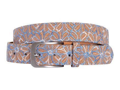 Lureaux Blue Cork Flower (Riem) Lureaux - Nette Riemen Voor Heren