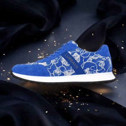 Lureaux Blue Current Runner Lureaux - Handgemaakte Nette Schoenen Voor Heren
