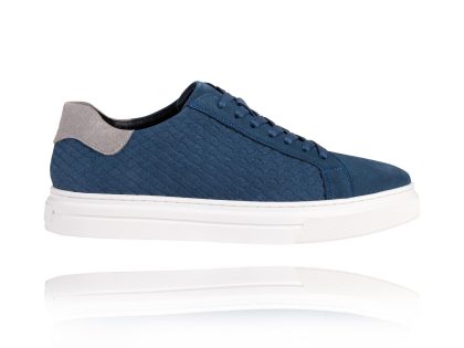 Lureaux Blue Essential Sneakers Lureaux - Handgemaakte Nette Schoenen Voor Heren