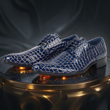 Lureaux Blue Venom Lureaux - Handgemaakte Nette Schoenen Voor Heren