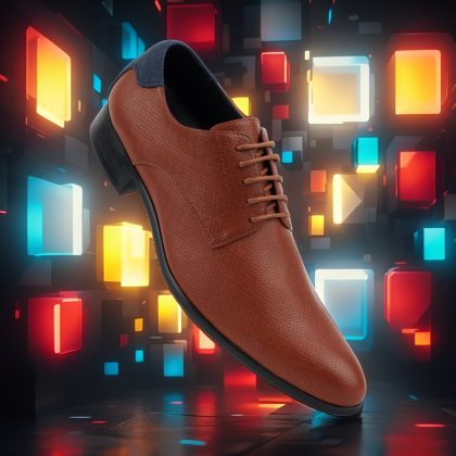 Lureaux Cognac Royale Lureaux - Handgemaakte Nette Schoenen Voor Heren
