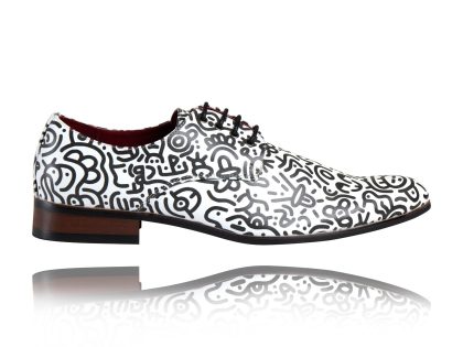 Lureaux Doodle Arty Lureaux - Handgemaakte Nette Schoenen Voor Heren