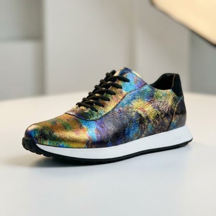 Lureaux Galaxy Glow Runners Lureaux - Handgemaakte Nette Schoenen Voor Heren