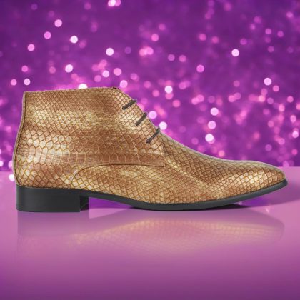 Lureaux Golden Viper High Lureaux - Handgemaakte Nette Schoenen Voor Heren