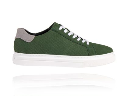 Lureaux Green Essential Sneakers Lureaux - Handgemaakte Nette Schoenen Voor Heren