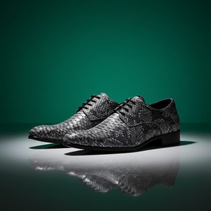 Lureaux Granite Python Lureaux - Handgemaakte Nette Schoenen Voor Heren
