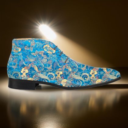 Lureaux Blue Shadow High Lureaux - Handgemaakte Nette Schoenen Voor Heren