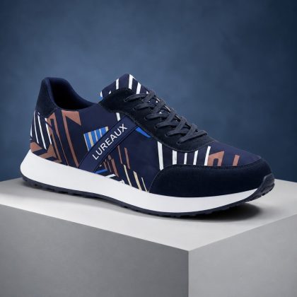 Lureaux Marine Mosaic Runner Lureaux - Handgemaakte Nette Schoenen Voor Heren