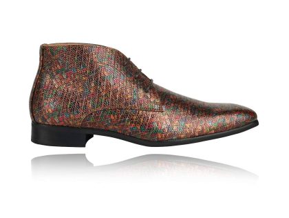 Lureaux Multicolor Spectrum High Lureaux - Handgemaakte Nette Schoenen Voor Heren