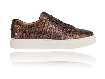 Lureaux Multicolor Spectrum Sneakers Lureaux - Handgemaakte Nette Schoenen Voor Heren