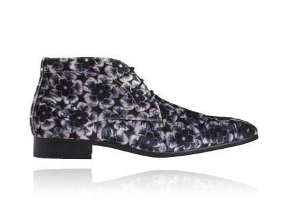 Lureaux Mystic Silver Blossom High Lureaux - Handgemaakte Nette Schoenen Voor Heren