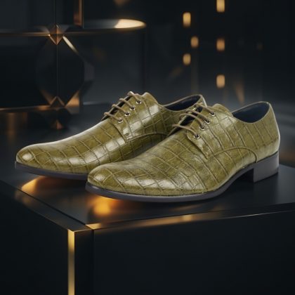 Lureaux Olive Bite Lureaux - Handgemaakte Nette Schoenen Voor Heren