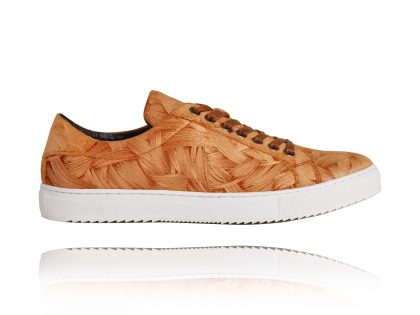 Lureaux Orangy Sneakers Lureaux - Handgemaakte Nette Schoenen Voor Heren