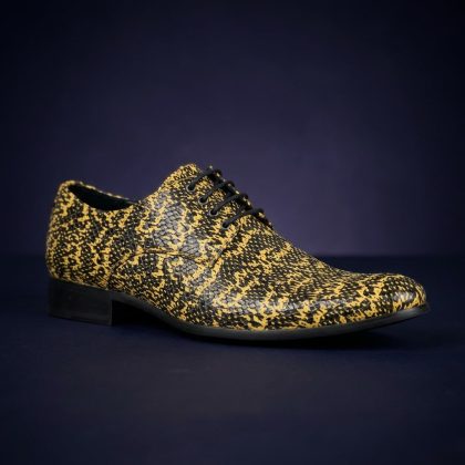 Lureaux Python Yellow Lureaux - Handgemaakte Nette Schoenen Voor Heren