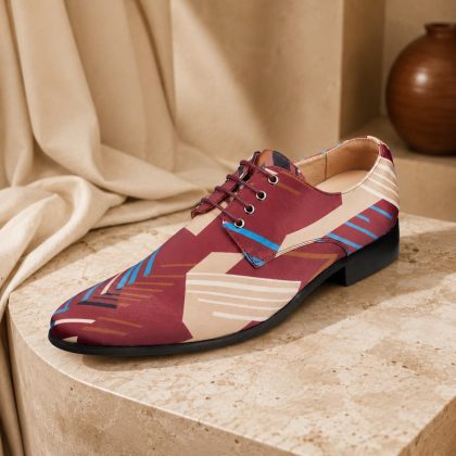 Lureaux Red Mosaic Lureaux - Handgemaakte Nette Schoenen Voor Heren